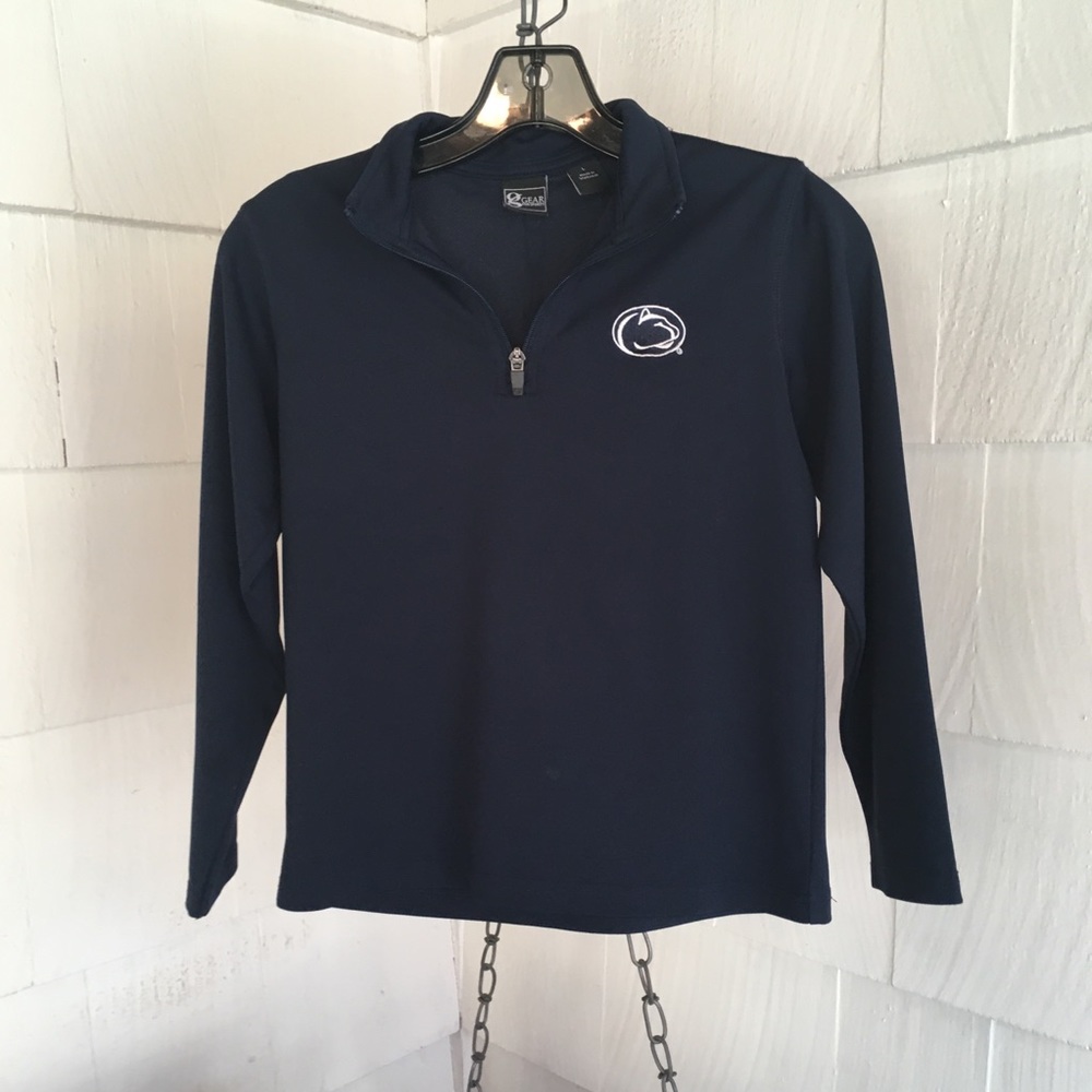Penn State Boys Large zip up long sleeve shirt